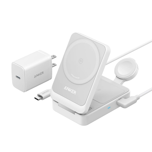 Anker MagGo Wireless Charging Station (Foldable 3-in-1) Anker