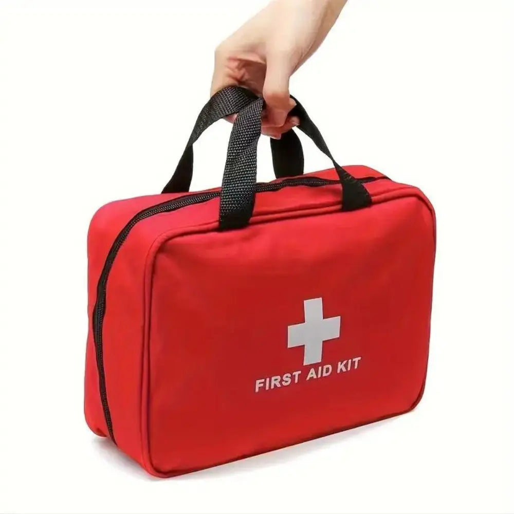 173pcs Large First Aid Kit: Portable Bag For Outdoor Hunting, Hiking, Camping And More - Including Emergency Supplies! DC-Outdoorzees