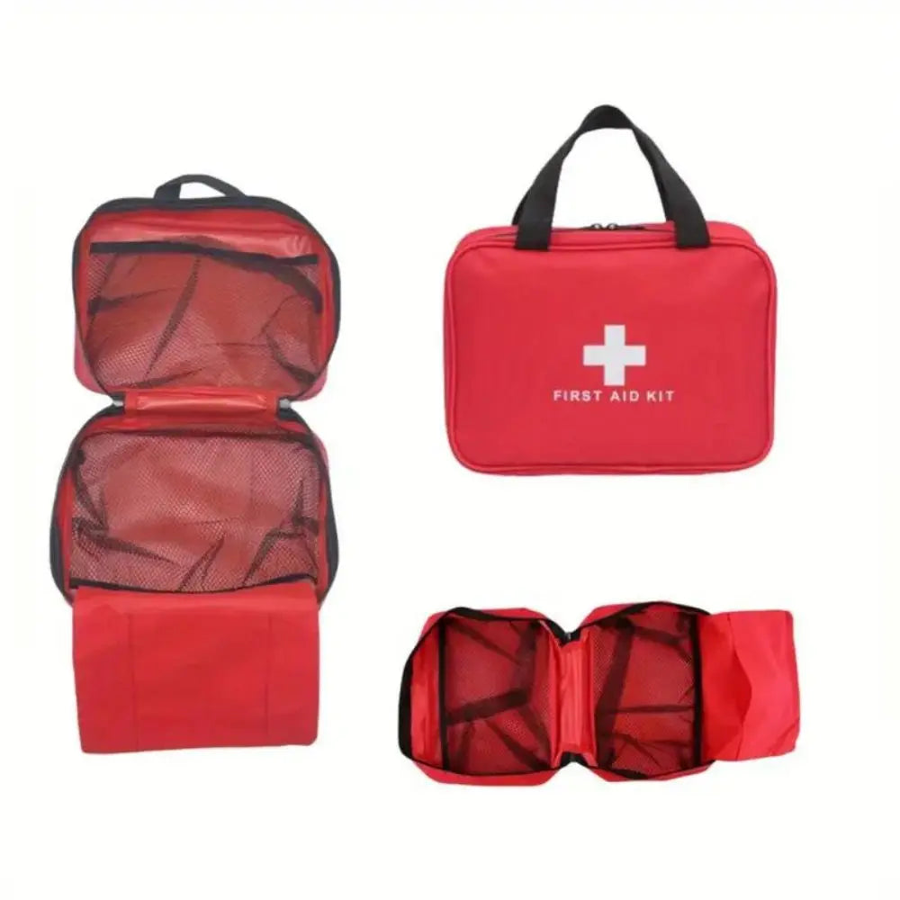 173pcs Large First Aid Kit: Portable Bag For Outdoor Hunting, Hiking, Camping And More - Including Emergency Supplies! DC-Outdoorzees